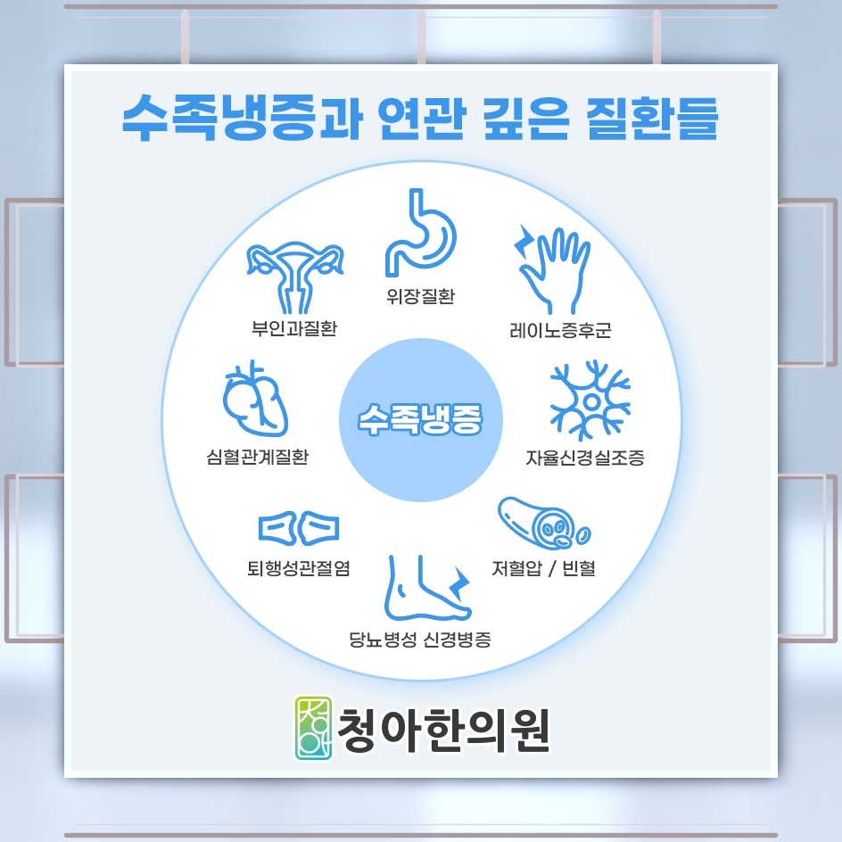 따뜻하게 입어도 가시지 않는 수족냉증의 시림